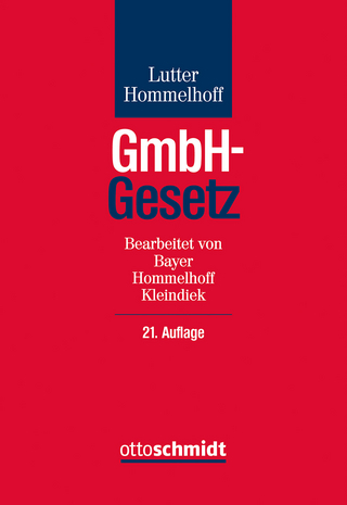 GmbH-Gesetz - Lutter/Hommelhoff