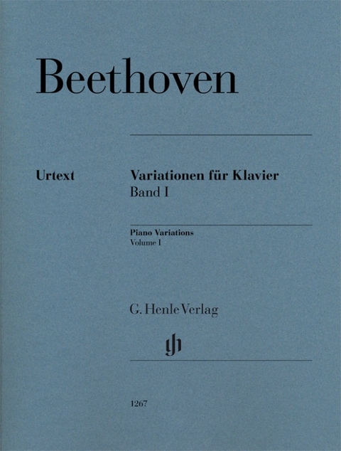 Ludwig van Beethoven - Variationen für Klavier, Band I - 