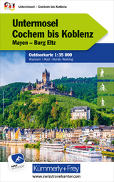 Untermosel Cochem bis Koblenz Mayen, Burg Eltz, Nr. 21 Outdoorkarte Deutschland 1:35 000