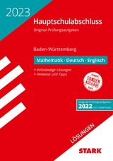 STARK Lösungen zu Original-Prüfungen Hauptschulabschluss 2023 - Mathematik, Deutsch, Englisch 9. Klasse - BaWü