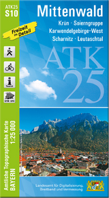ATK25-S10 Mittenwald (Amtliche Topographische Karte 1:25000) - 