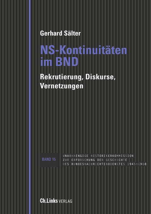 NS-Kontinuitäten im BND - Gerhard Sälter