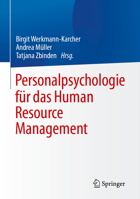 Personalpsychologie für das Human Resource Management - 