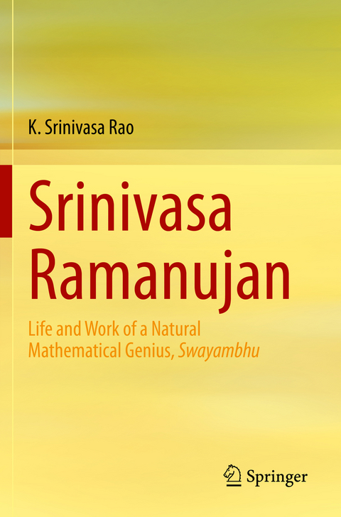 Srinivasa Ramanujan - K. Srinivasa Rao