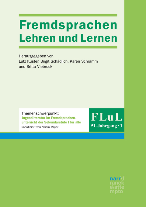 FLuL - Fremdsprachen Lehren und Lernen, 51, 1 - 