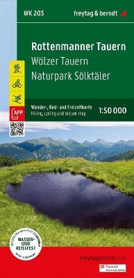 Rottenmanner Tauern, Wander-, Rad- und Freizeitkarte 1:50.000, freytag & berndt, WK 203 - 