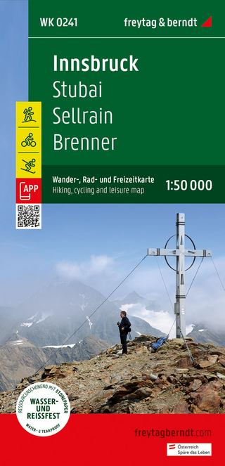Innsbruck, Wander-, Rad- und Freizeitkarte 1:50.000, freytag & berndt, WK 0241 - 