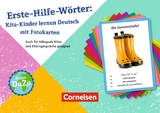 Erste-Hilfe-Wörter: Kita-Kinder lernen Deutsch mit Fotokarten - 