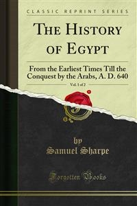 The History of Egypt - Samuel Sharpe