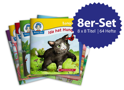 Tierische Geschichten - Bambini Set mit 8 x 8 Bambini Titeln -  verschiedene