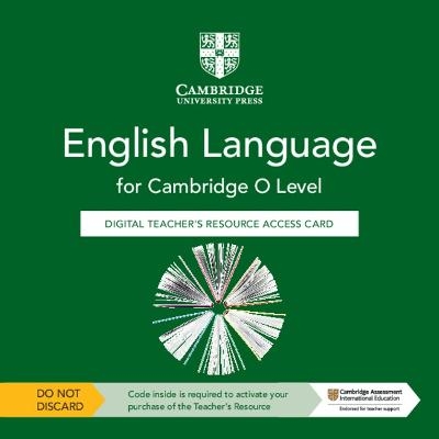 Cambridge O Level English Language Digital Teacher's Resource Access Card - Patrick Creamer