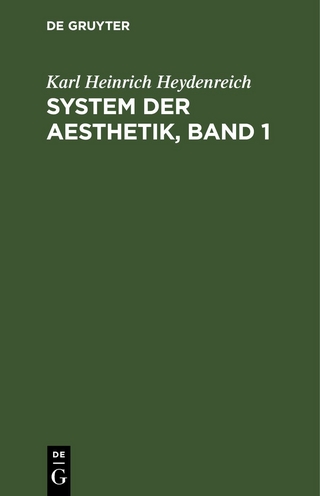 System der Aesthetik, Band 1 - Karl Heinrich Heydenreich