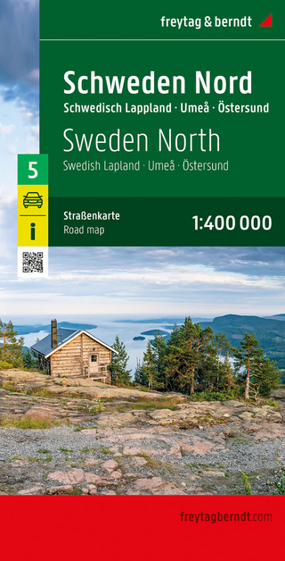 Schweden Nord, Straßenkarte 1:400.000 - 