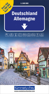 Deutschland Nord + Süd Strassenkarte 1:500000 - 