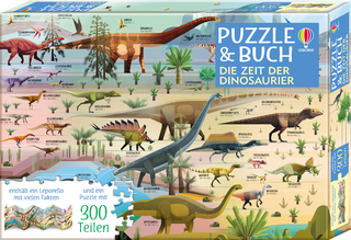 Puzzle & Buch: Die Zeit der Dinosaurier - Rachel Firth