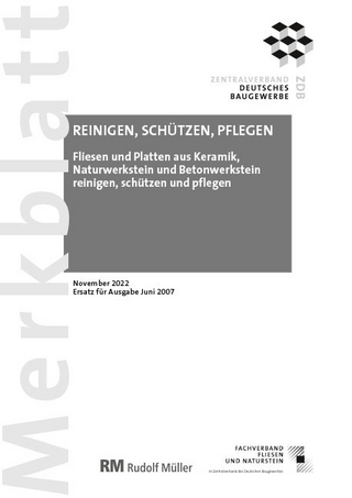 Merkblatt Reinigen, Schützen, Pflegen 2022-11 - Rudolf Voos