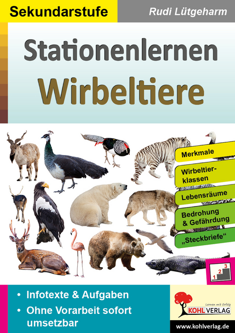Stationenlernen Wirbeltiere - Rudi Lütgeharm