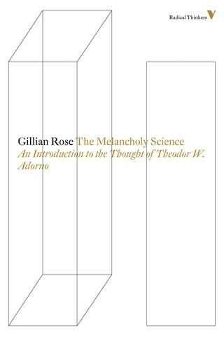 Melancholy Science - Gillian Rose