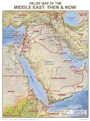 Relief Map of the Middle East