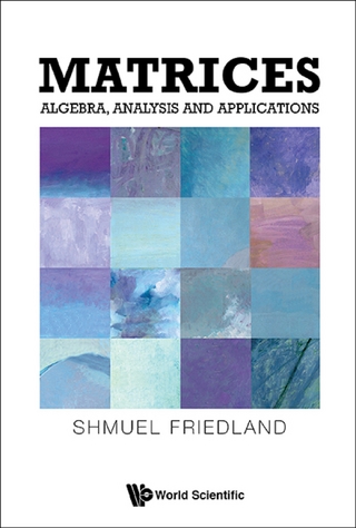 Matrices: Algebra, Analysis And Applications - Shmuel Friedland
