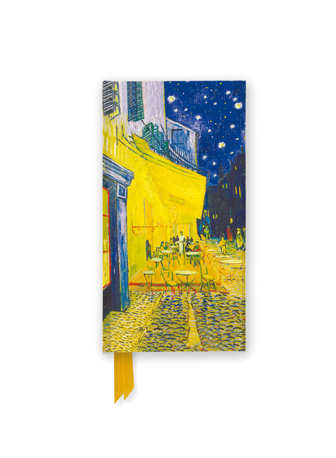 Vincent van Gogh: Café Terrace (Foiled Slimline Journal) - 