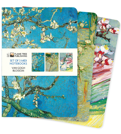 Vincent van Gogh: Blossom Set of 3 Midi Notebooks - 