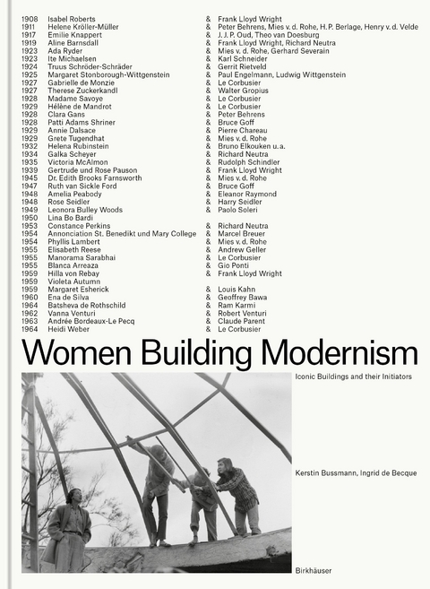Women Building Modernism - Kerstin Bußmann, Ingrid de Becque