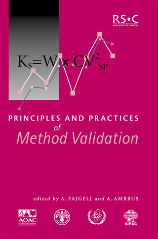 Principles and Practices of Method Validation - A Fajgelj; A Ambrus
