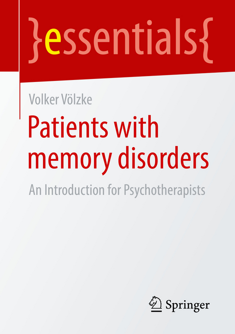 Patients with Memory Disorders - Volker Völzke