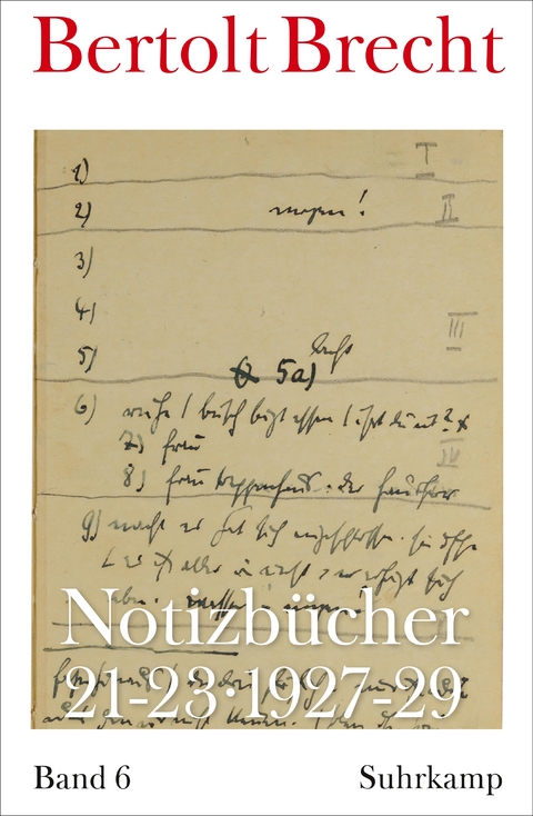 Notizbücher 21-23 - Bertolt Brecht