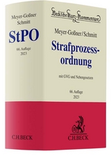 Strafprozessordnung StPO - Schmitt, Bertram