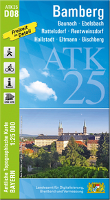 ATK25-D08 Bamberg (Amtliche Topographische Karte 1:25000) - 
