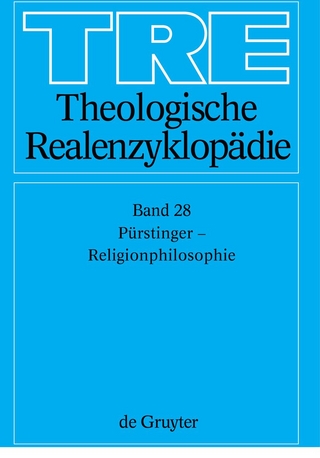 Theologische Realenzyklopädie / Pürstinger - Religionsphilosophie - Gerhard Müller