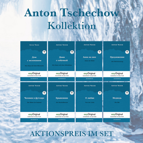 Anton Tschechow Kollektion (Bücher + Audio-Online) - Lesemethode von Ilya Frank - Anton Pawlowitsch Tschechow