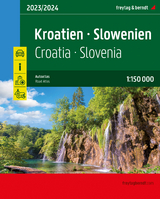 Kroatien - Slowenien, Autoatlas 1:150.000, freytag & berndt - 