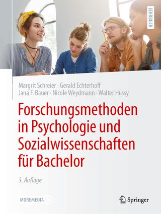 Forschungsmethoden in Psychologie und Sozialwissenschaften für Bachelor - Margrit Schreier; Gerald Echterhoff; Jana F. Bauer …