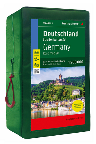 Deutschland, Straßenkarten-Set 1:200.000, 2024/2025, freytag & berndt - 