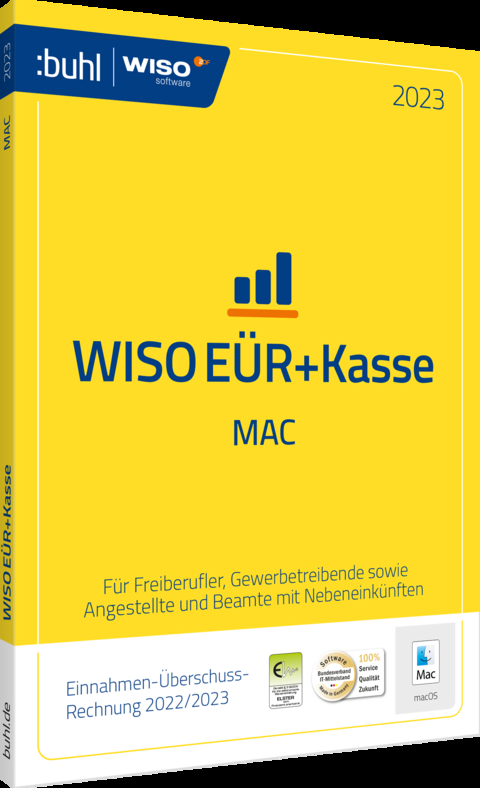 WISO EÜR+Kasse Mac 2023 - 