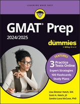 GMAT Prep 2024/2025 For Dummies with Online Practice (GMAT Focus Edition) - Hatch, Lisa Zimmer; Hatch, Scott A.; McCune, Sandra Luna
