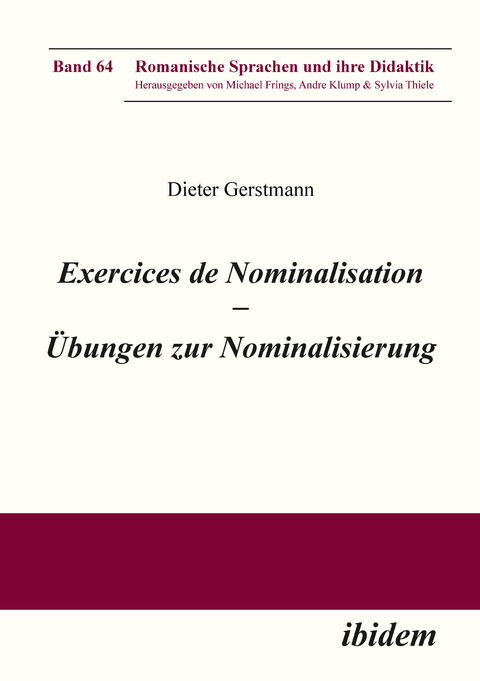 Exercices de nominalisation - Dieter Gerstmann