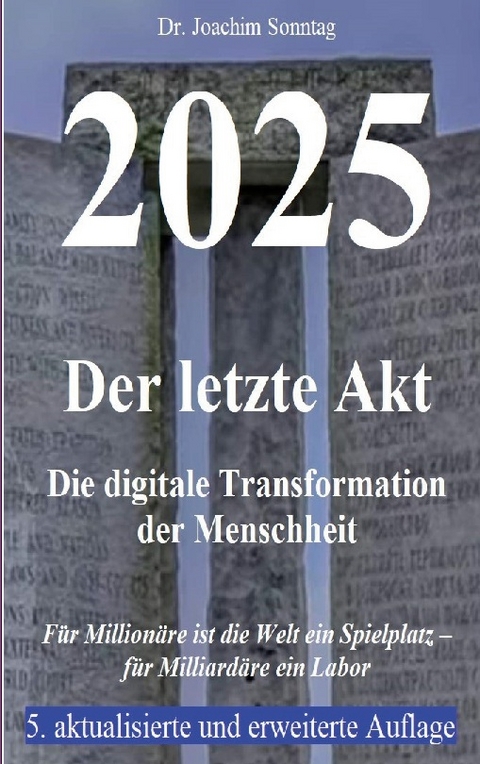 2025 - Der letzte Akt - Joachim Sonntag
