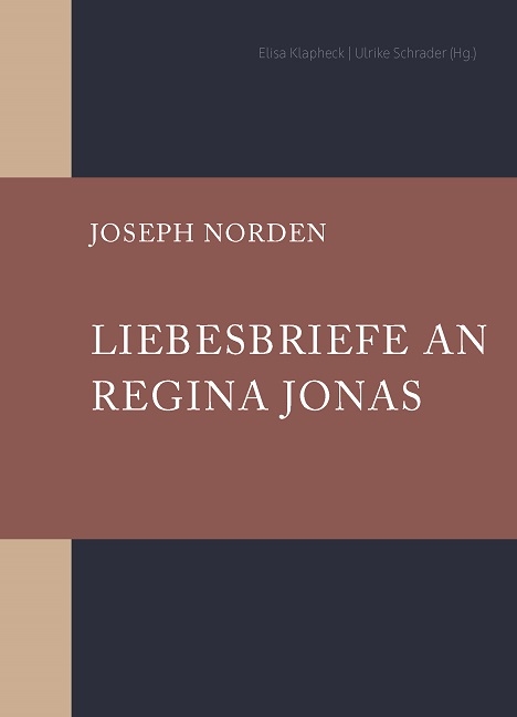Liebesbriefe an Regina Jonas - Joseph Norden