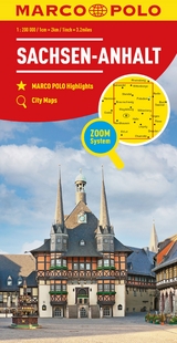 MARCO POLO Regionalkarte Deutschland 08 Sachsen-Anhalt 1:200.000 - 