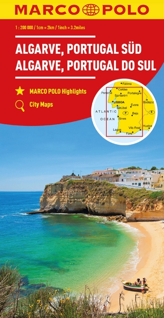 Regionalkarte Algarve, Portugal Süd 1:200.000 - 