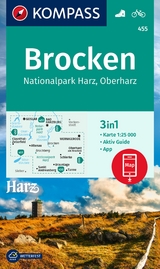 Brocken, Nationalpark Harz, Oberharz 1:25.000