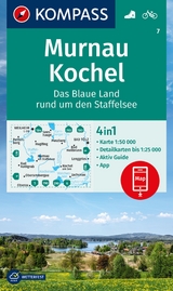 Murnau, Kochel - Das blaue Land rund um den Staffelsee 1:50.000 - 