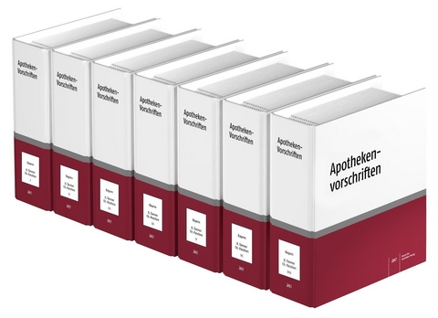 Apotheken-Vorschriften in Bayern - Ulrike Tanner, Christian Paschen