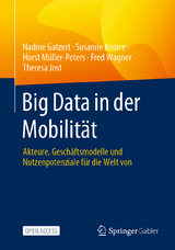 Big Data in der Mobilität - Nadine Gatzert, Susanne Knorre, Horst Müller-Peters, Fred Wagner, Theresa Jost