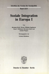 Soziale Integration in Europa I. - 