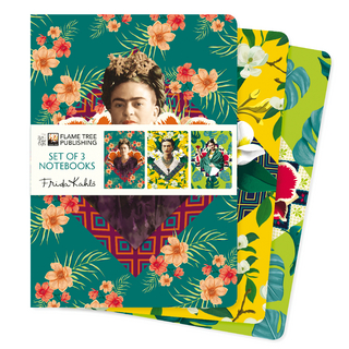 Frida Kahlo Set of 3 Standard Notebooks - Flame Tree Studio